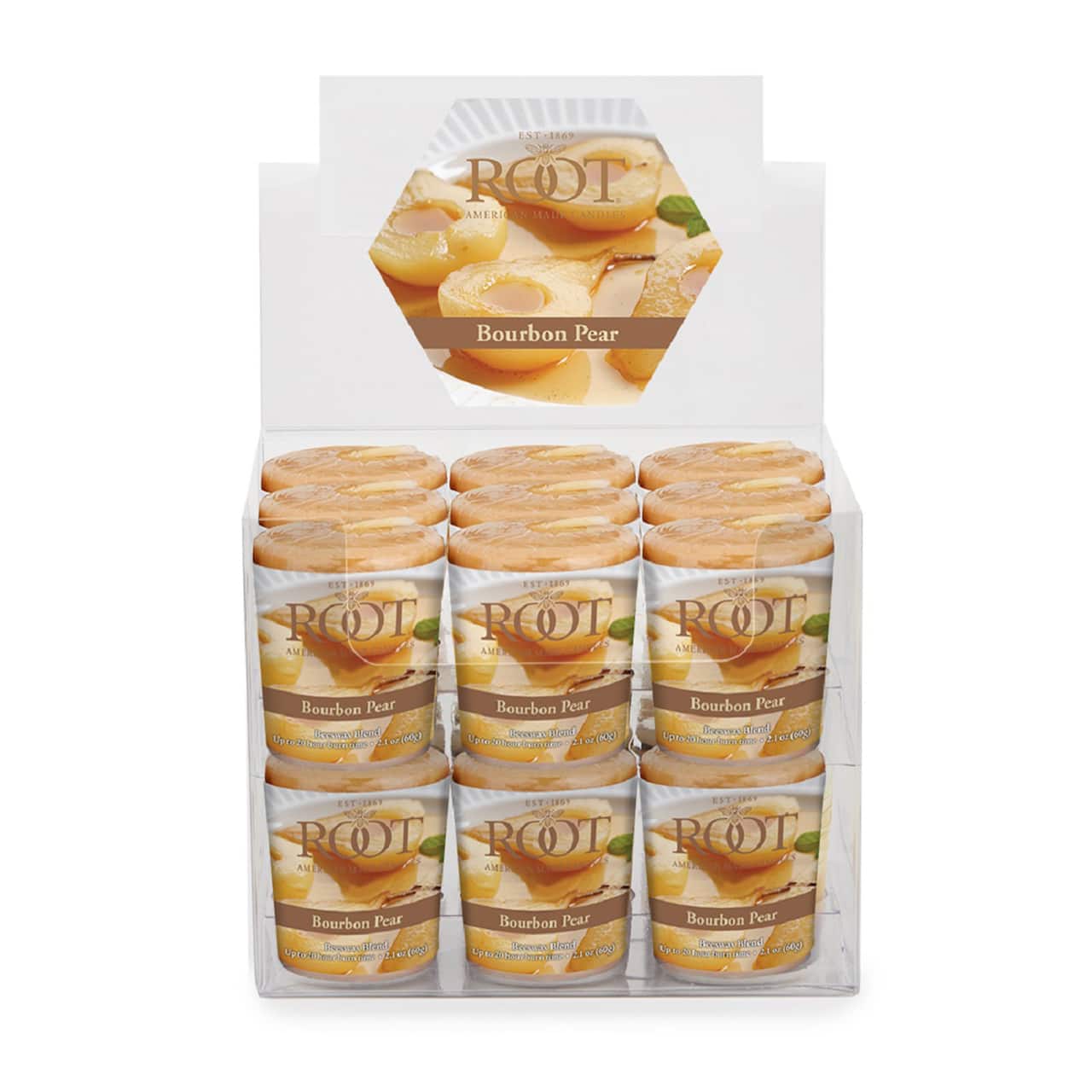 Root Candles Scented 20 Hour Beeswax Blend Votive Candles, 18ct.